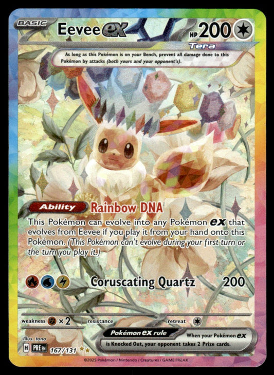 Eevee ex 167/131 Comun - Prismatic Evolutions - Scarlet & Violet