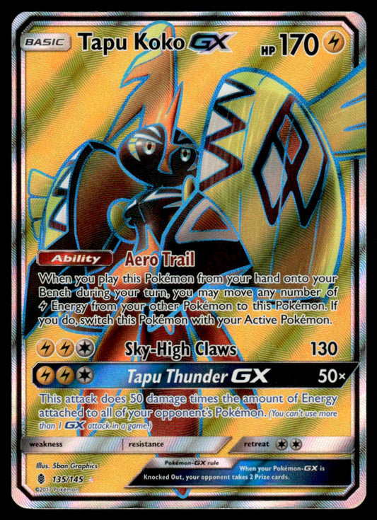 Tapu Koko-GX - NM - 135 - Guardians Rising