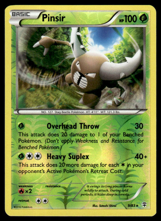 NM - Pinsir 9 - Reverse - Generations