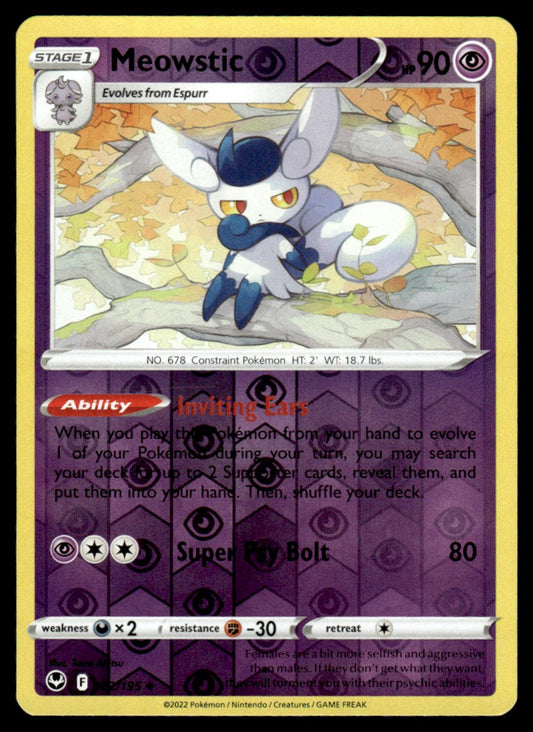 Meowsic 082/195 Reverse - Silver Tempest - Sword & Shield