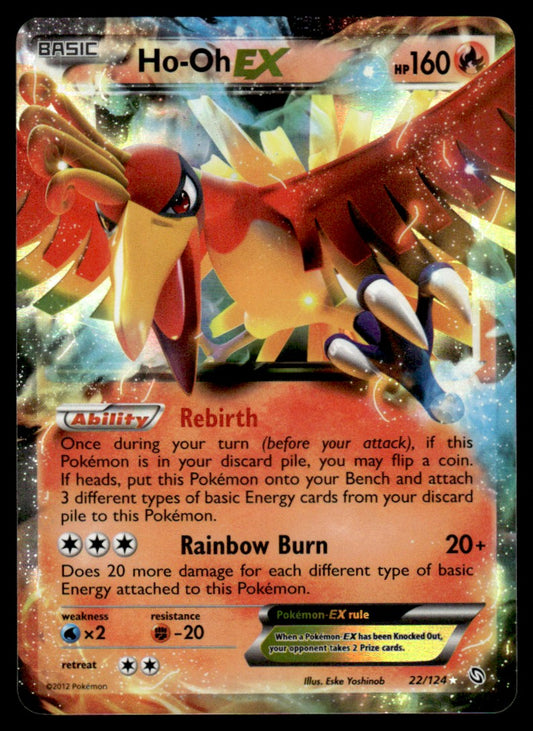NM Ho-Oh-EX 22 - Dragons Exalted