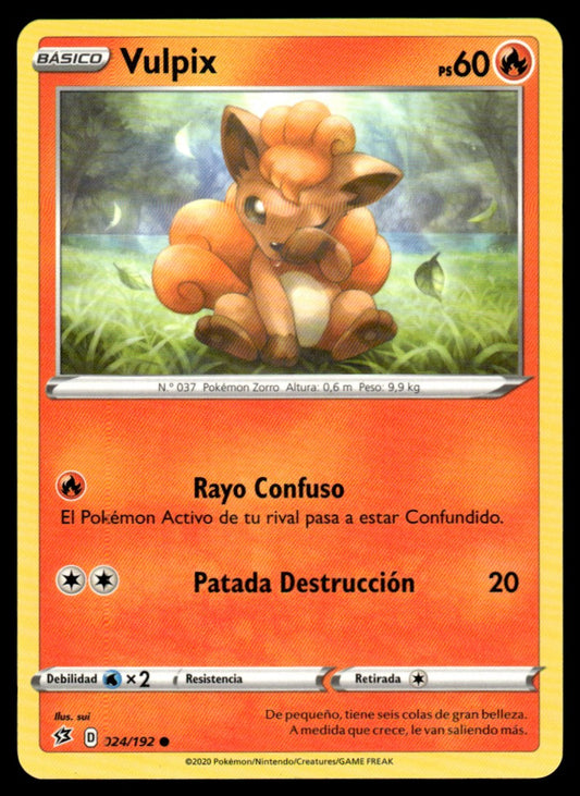 Vulpix 024/192 Comun - Rebel Clash - Sword & Shield