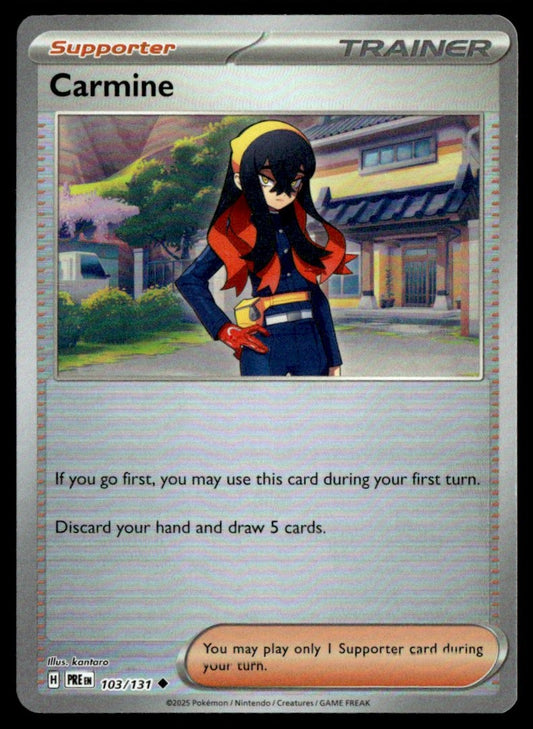 Carmine (Poke Ball Pattern) 103/131 - Prismatic Evolutions - Scarlet & Violet