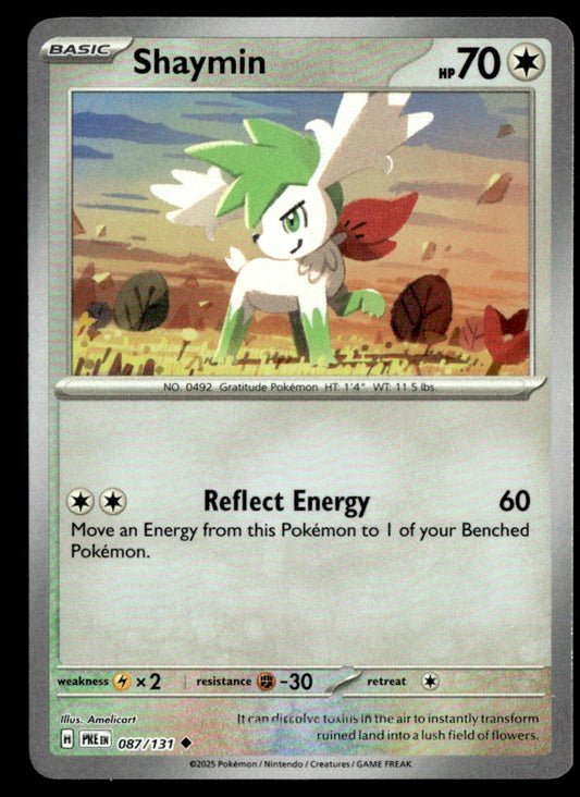 Shaymin (Poke Ball Pattern) 087/131 - Prismatic Evolutions - Scarlet & Violet