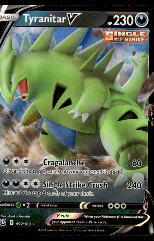 Tyranitar V 097/163 - Battle Styles - Sword & Shield