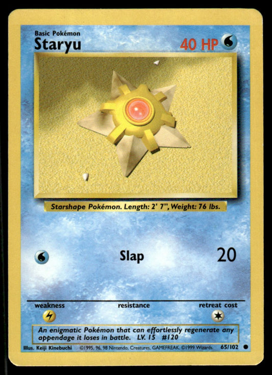 LP Staryu 65 No Holo - Base Set