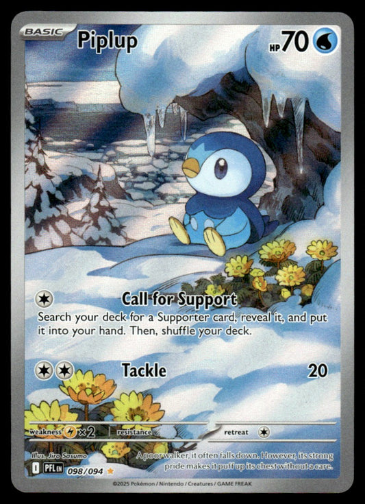 Piplup 098/094 - Phantasmal Flames - Mega Evolution