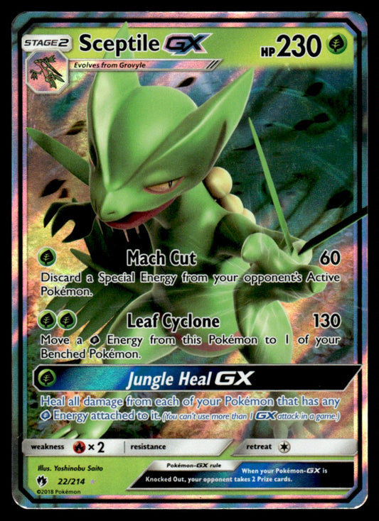 Sceptile-GX - NM - 22 - Lost Thunder