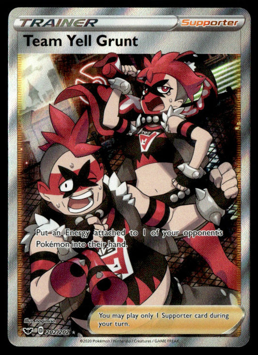 Team Yell Grunt 202/202 - Sword & Shield Base Set - Sword & Shield