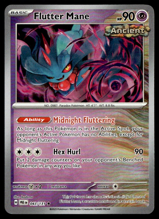 Flutter Mane (Poke Ball Pattern) 043/131 - Prismatic Evolutions - Scarlet & Violet