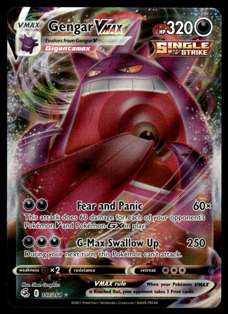 Gengar VMAX 157/264 - Fusion Strike - Sword & Shield
