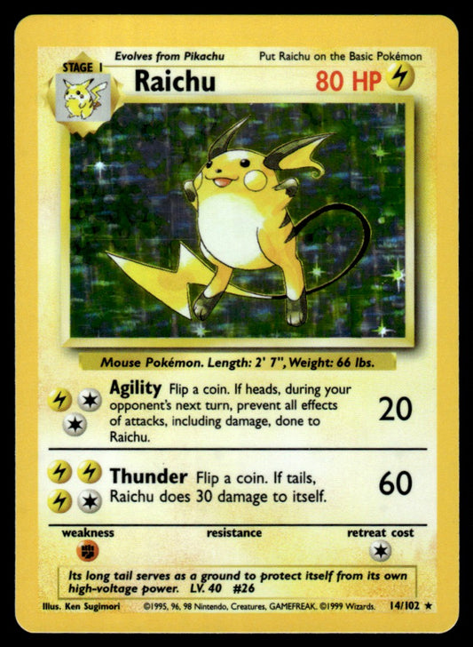 Raichu Holo - NM - Base Set