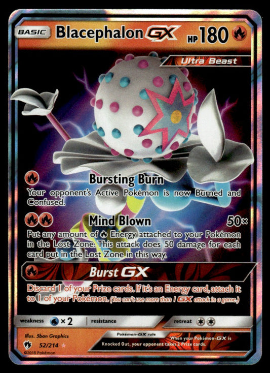 NM Blacephalon-GX 52 - Lost Thunder