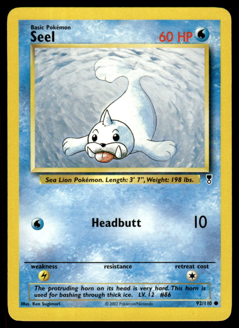 LP Seel 92 No Holo - Legendary Collection