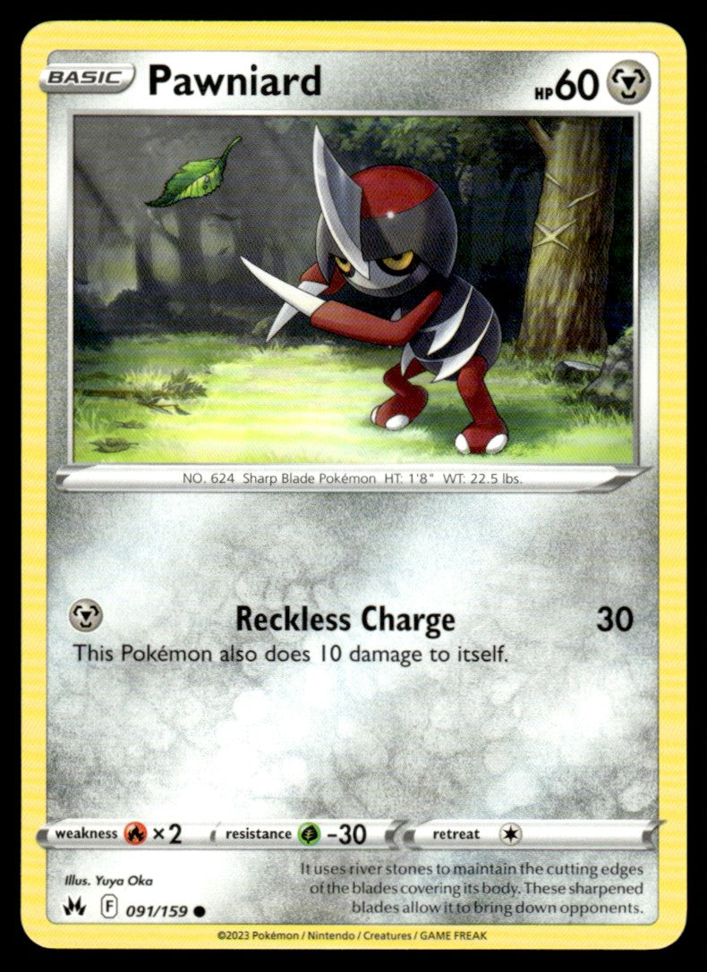 Pawniard 091/159 Comun - Crown Zenith - Sword & Shield