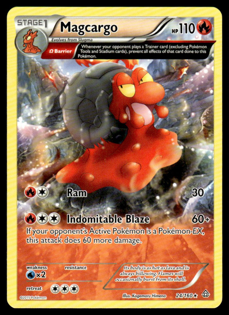 Magcargo - No Holo - NM - 24 - Primal Clash
