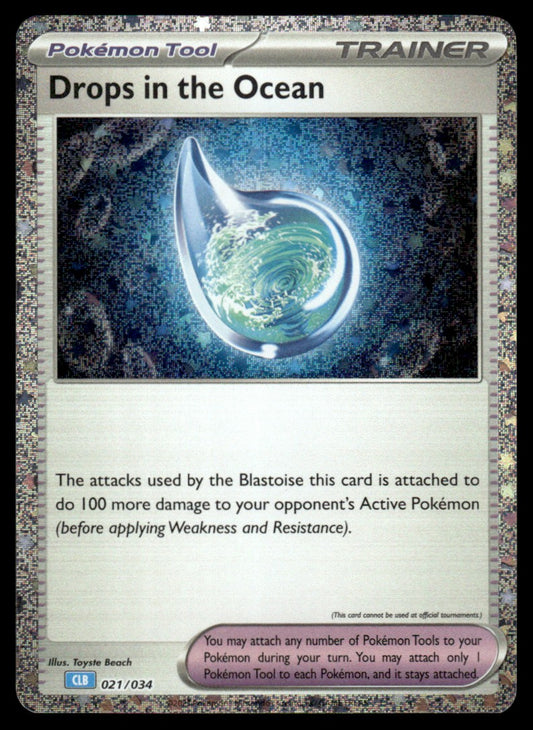 Drops in the Ocean 021/034 - Trading Card Game Classic