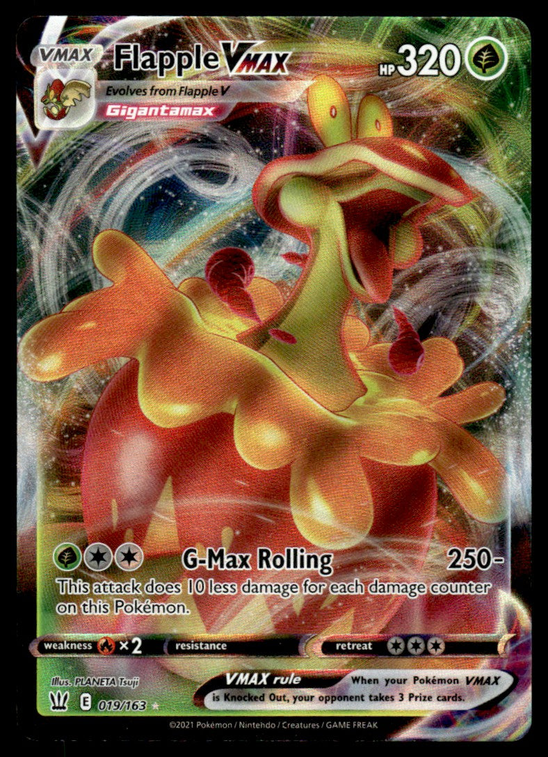 Flapple VMAX 019/163 - Battle Styles - Sword & Shield