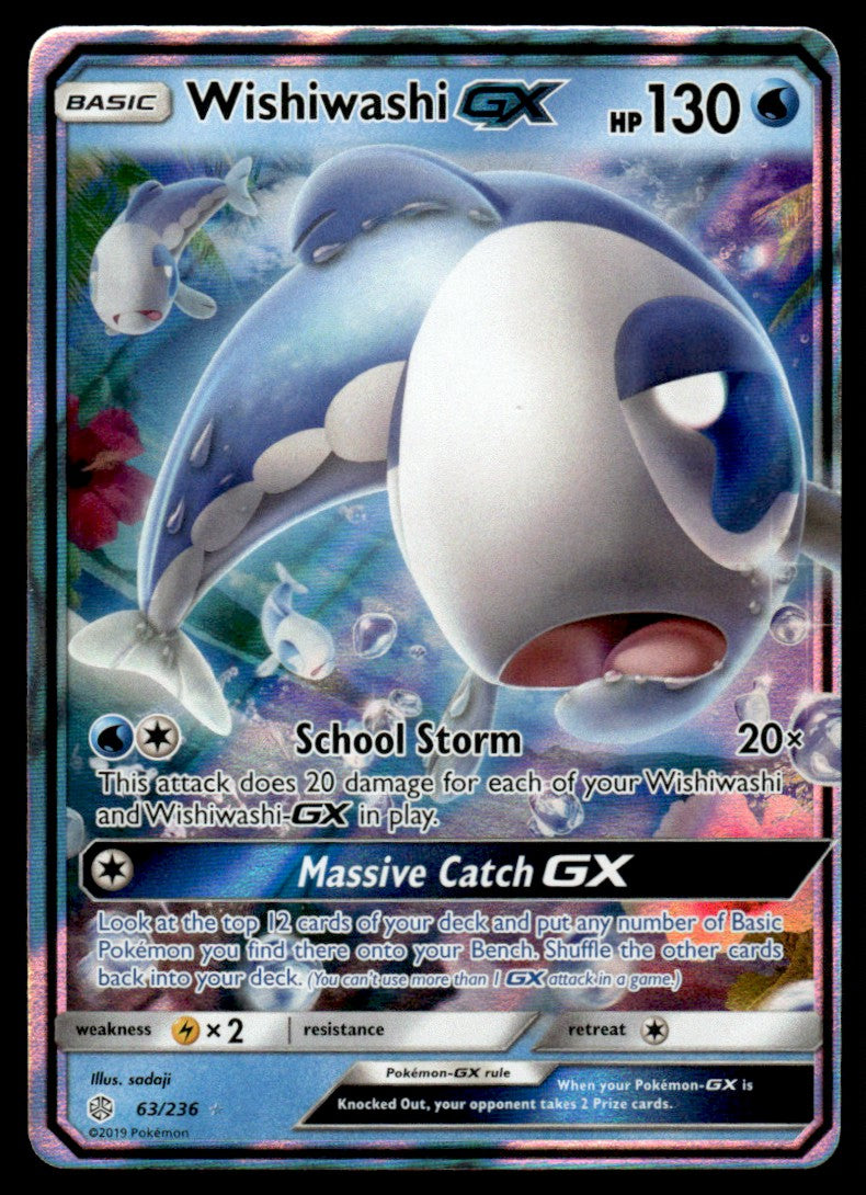 Wishiwashi-GX - NM - 63 - Cosmic Eclipse