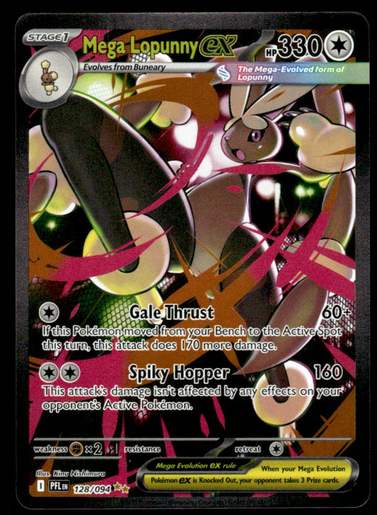 Mega Lopunny ex 128/094 - Phantasmal Flames - Mega Evolution