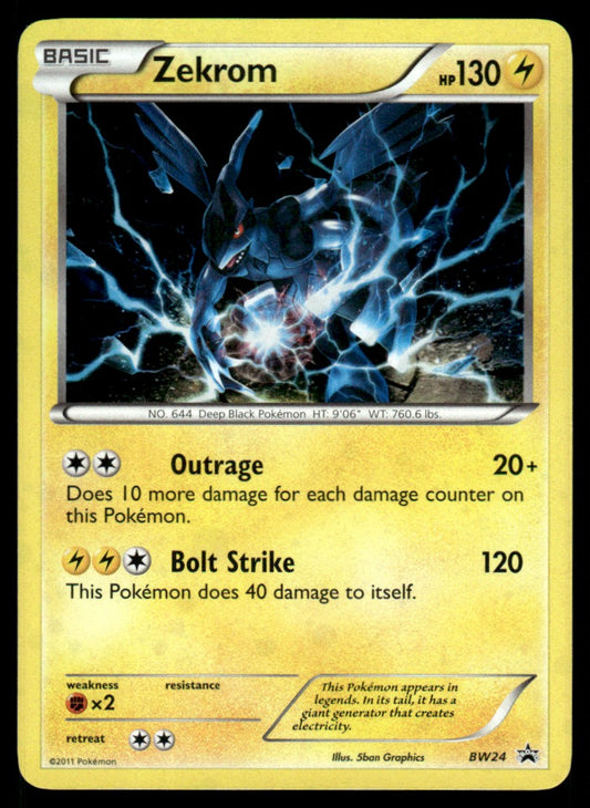NM - Zekrom BW24 - Holo - Black & White Promos