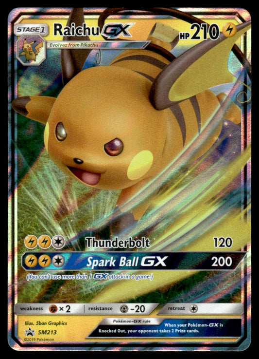 Raichu-GX - LP - SM213 - Sun & Moon Promos