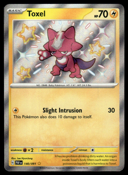 Toxel 140/091 - Paldean Fates - Scarlet & Violet