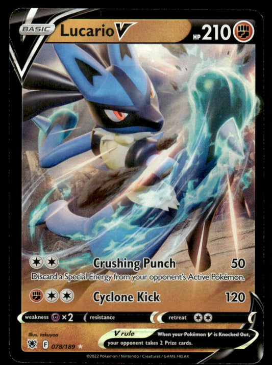 Lucario V 078/189 - Astral Radiance - Sword & Shield