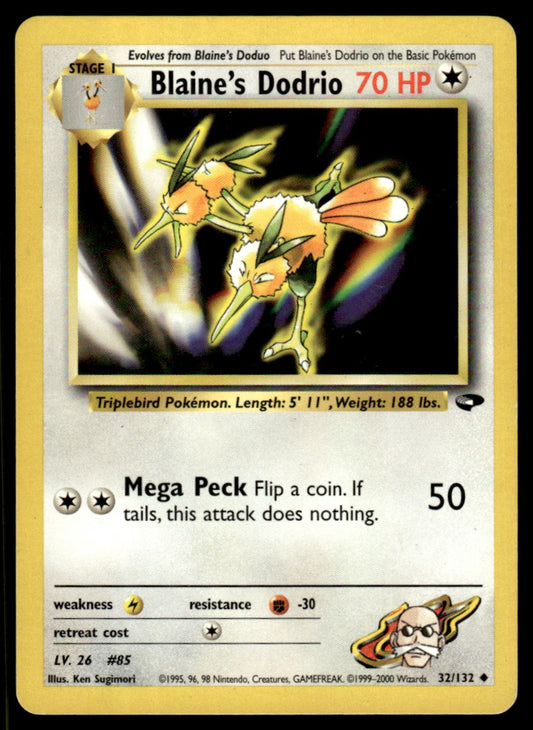 LP Blaine’s Dodrio 32 No Holo - Gym Challenge