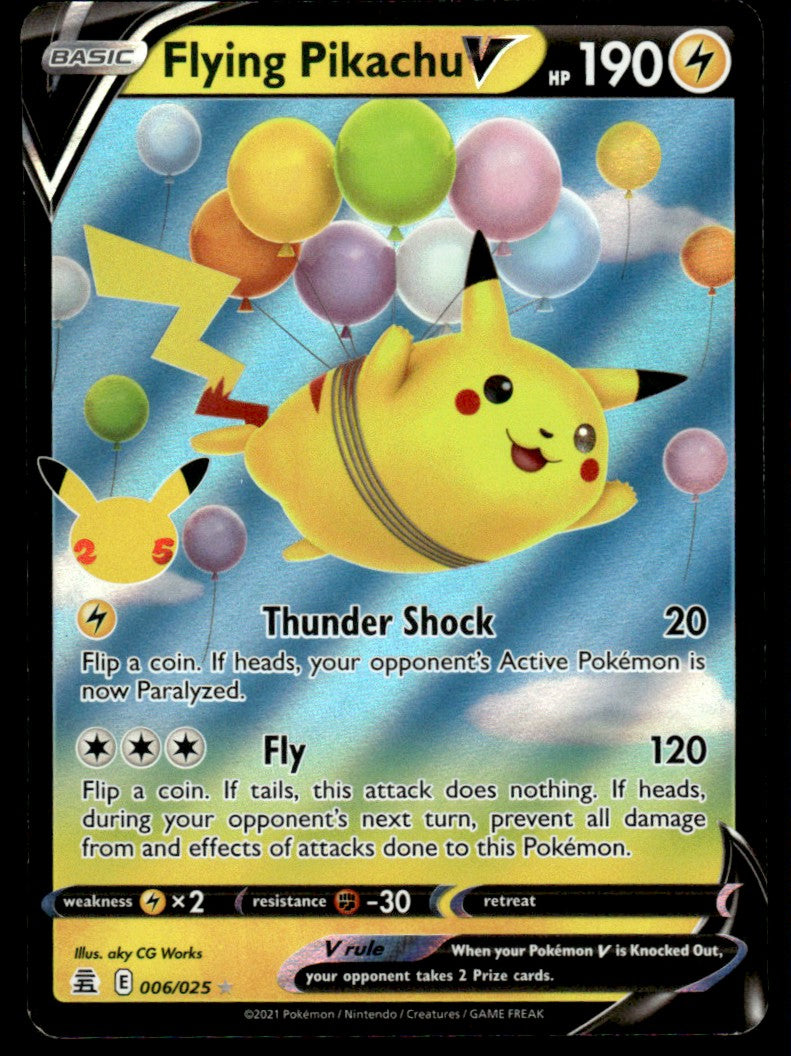 Flying Pikachu V 006/025 - Celebrations - Sword & Shield