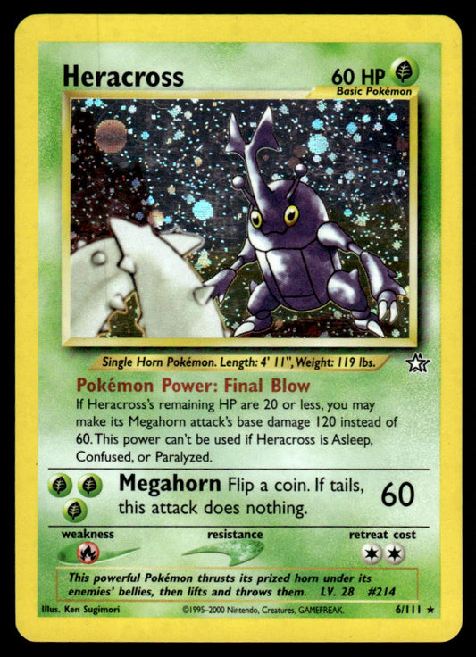 Heracross - NM Holo - 6 - Genesis