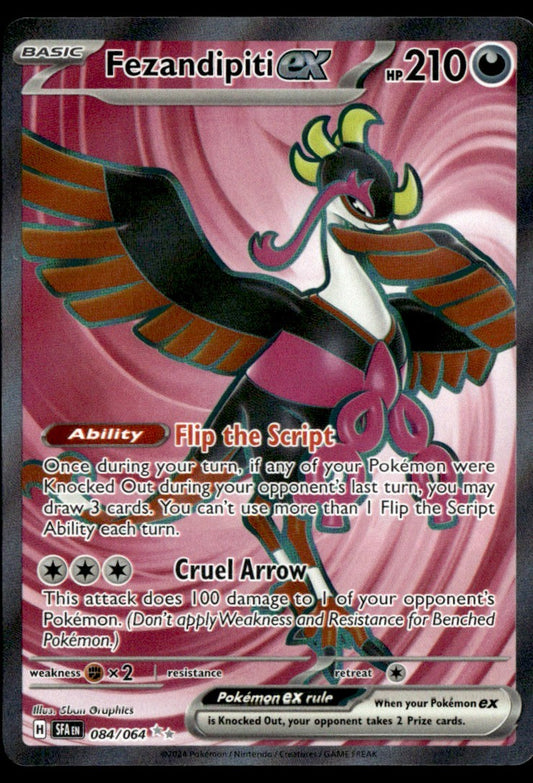 Fezandipiti ex 084/064 - Shrouded Fable - Scarlet & Violet