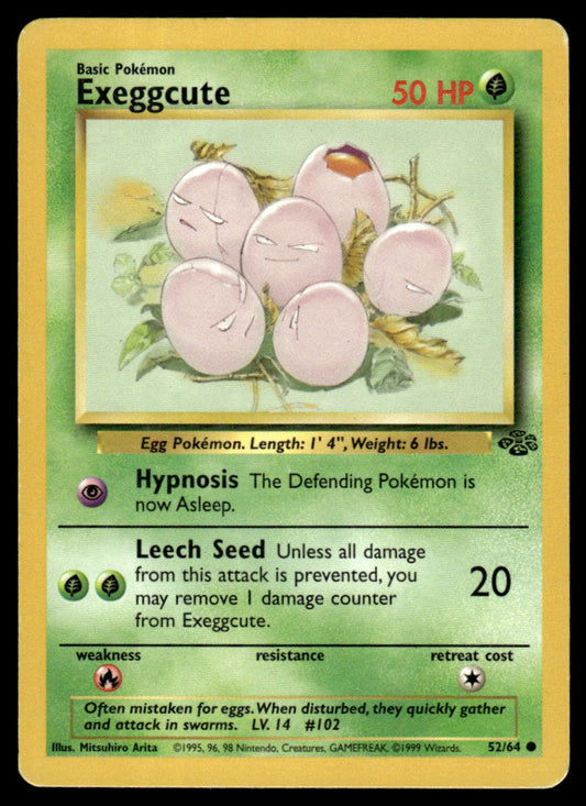 LP Exeggcute 52 No Holo - Jungle