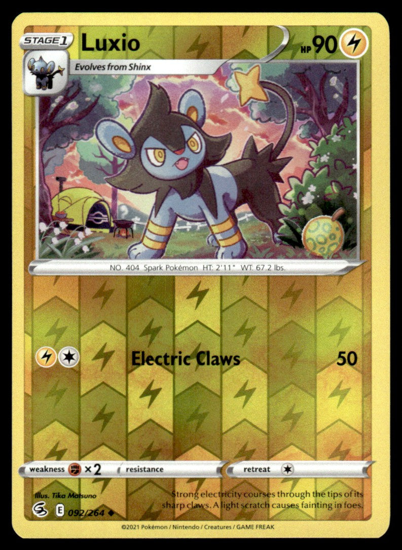 Luxio 092/264 Reverse - Fusion Strike - Sword & Shield