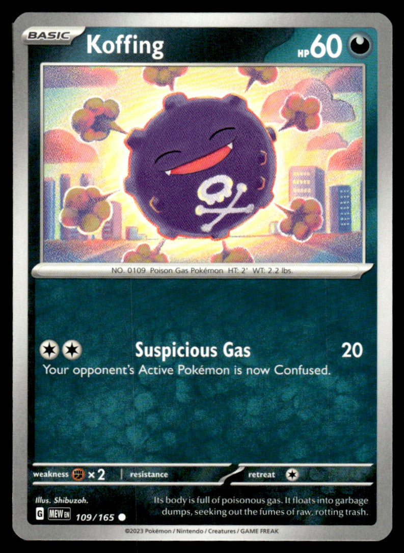 Koffing 109/165 Comun - Scarlet & Violet - 151 - Scarlet & Violet