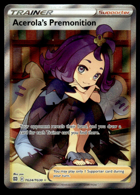 Acerola's Premonition TG24/TG30 - Brilliant Stars - Trainer Gallery - Sword & Shield