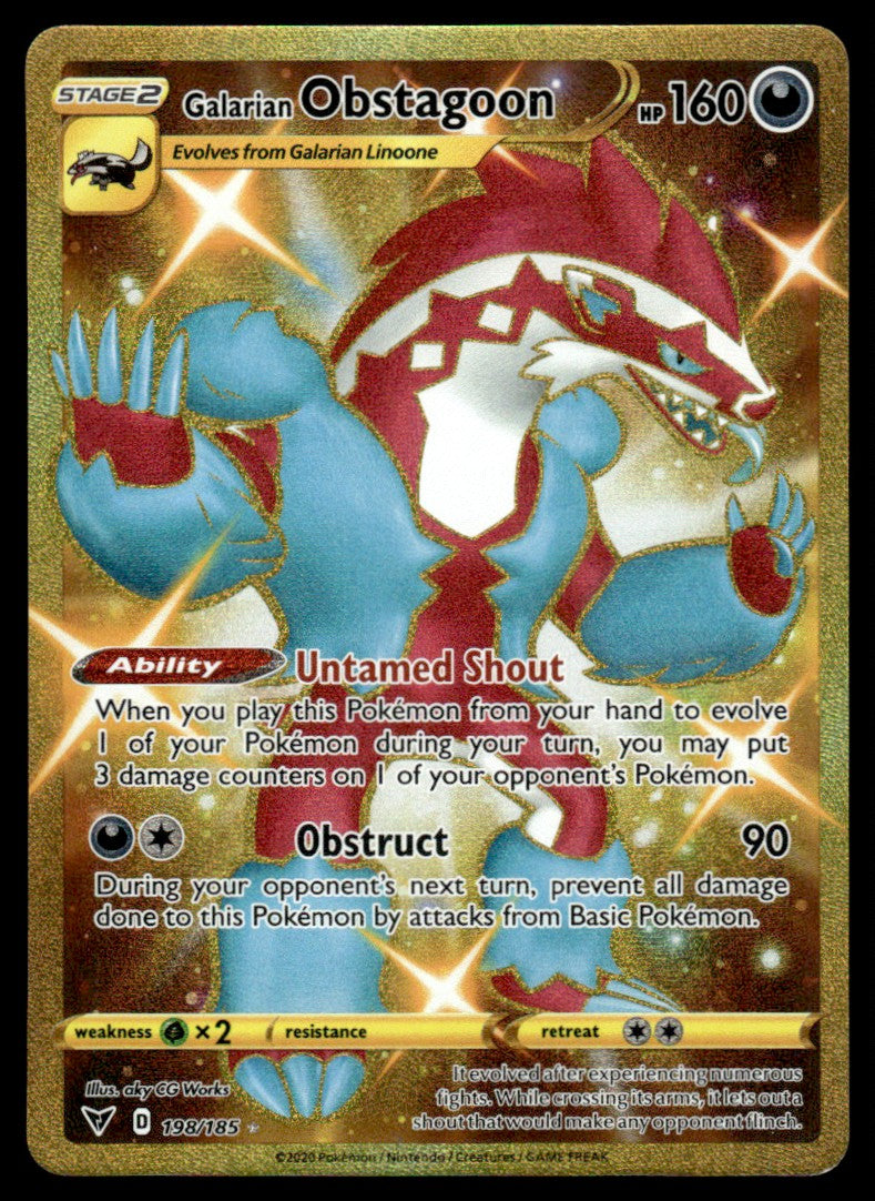 Galarian Obstagoon 198/185 - Vivid Voltage - Sword & Shield