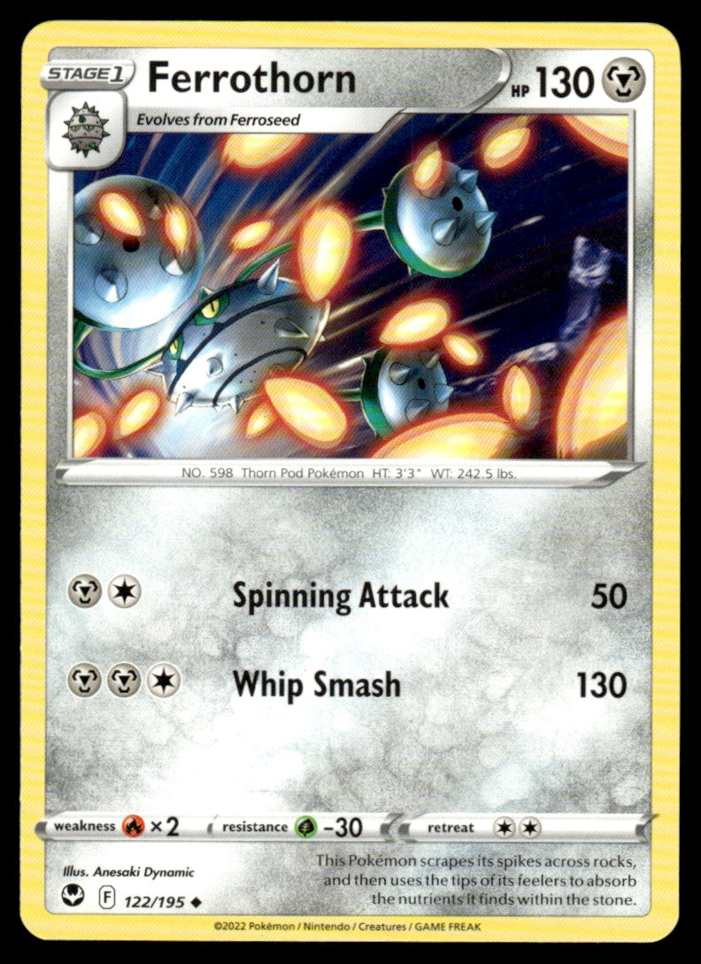 Ferrothorn 122/195 Uncomon - Silver Tempest - Sword & Shield