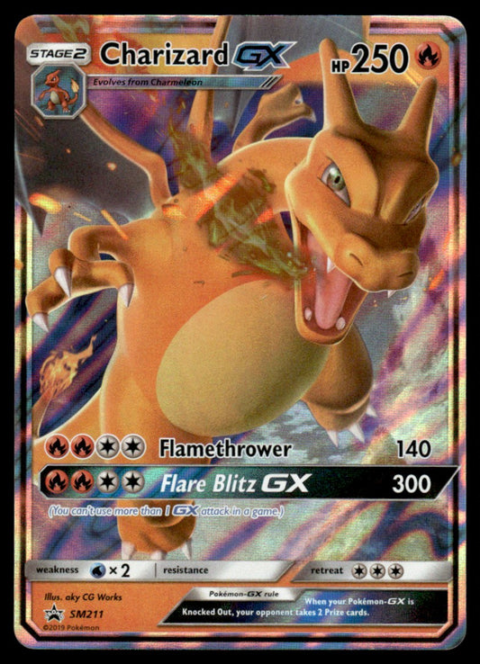 Charizard-GX - NM - SM211 - Sun & Moon Promos