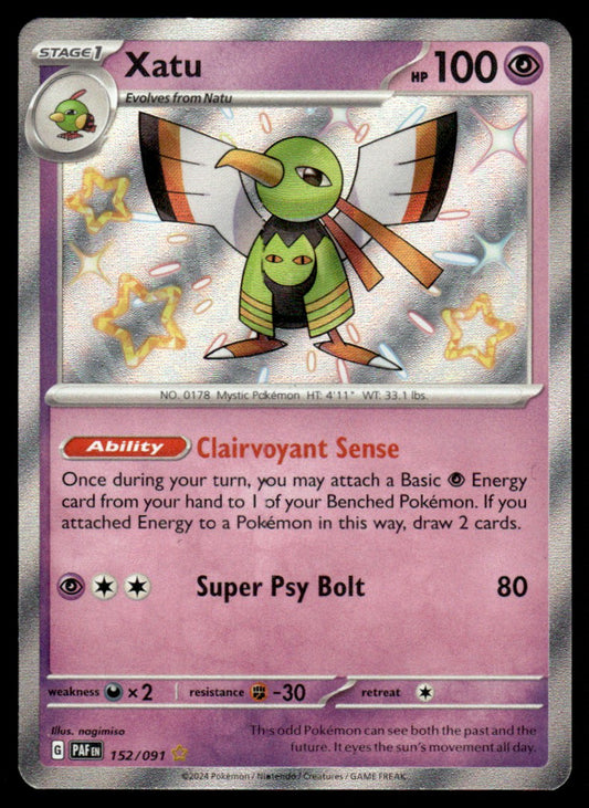Xatu 152/091 - Paldean Fates - Scarlet & Violet
