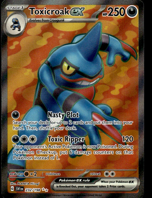 Toxicroak ex 232/198 - Scarlet & Violet Base Set - Scarlet & Violet