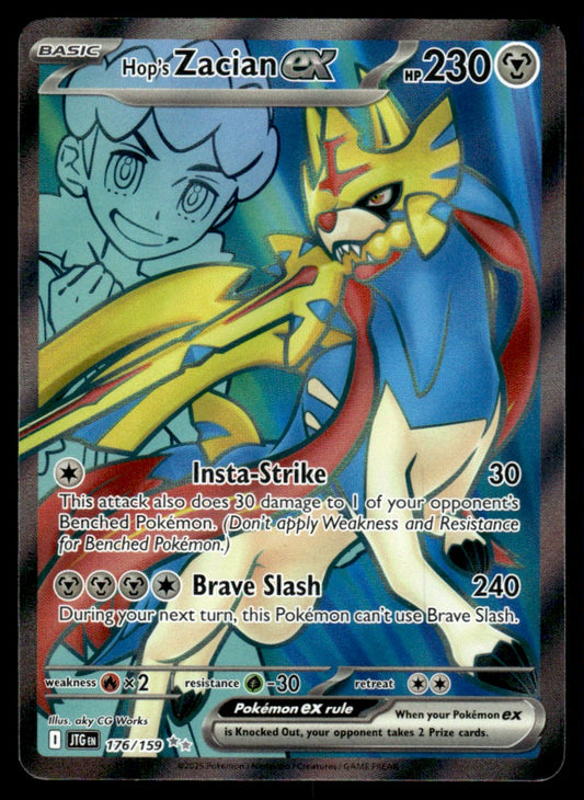 Hop's Zacian ex 176/159 - Journey Together - Scarlet & Violet