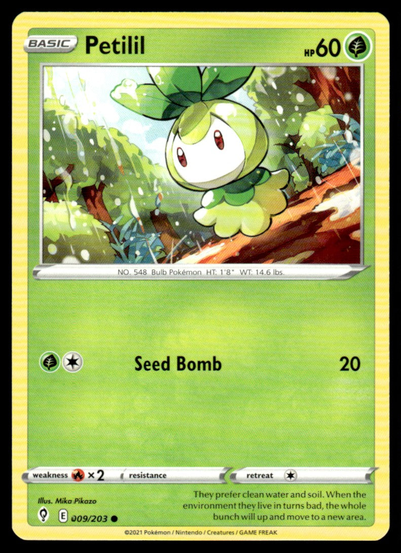 Petilil 009/203 Comun - Evolving Skies - Sword & Shield