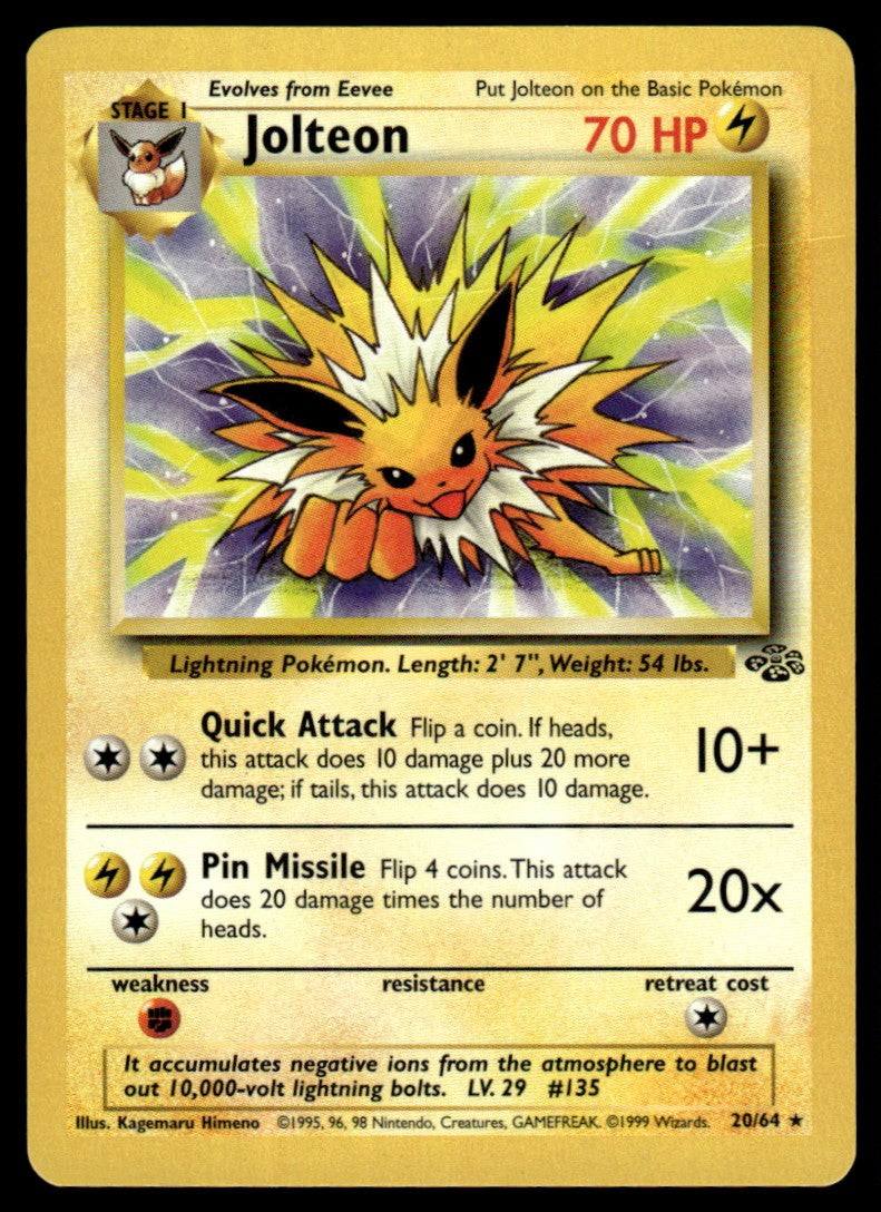 LP Jolteon 20 No Holo - Jungle