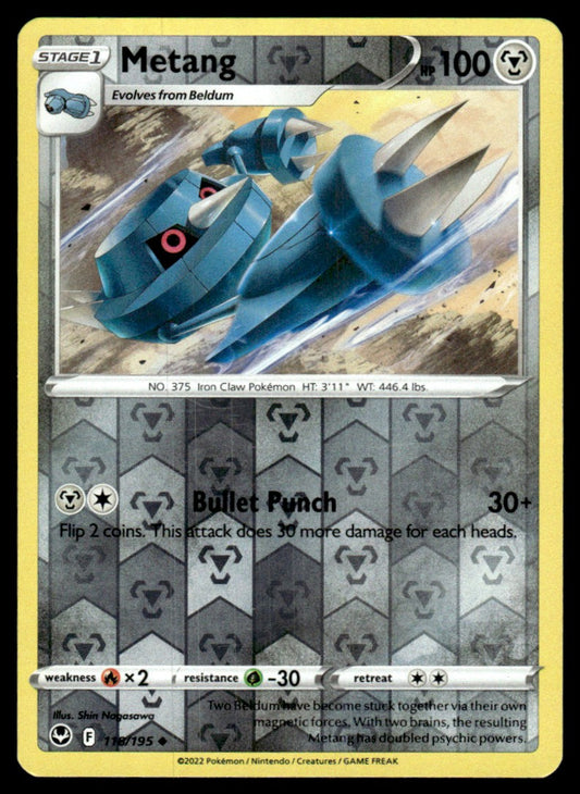 Metang 118/195 Reverse - Silver Tempest - Sword & Shield