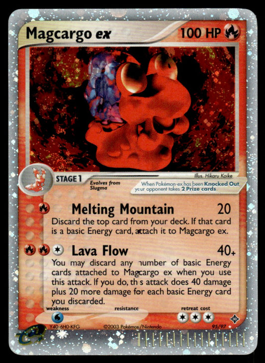 NM - Magcargo ex 95 - Holo - Dragon