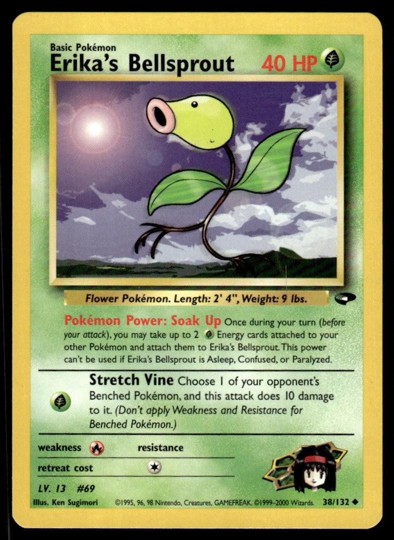 LP Erika’s Bellsprout 38 No Holo - Gym Challenge