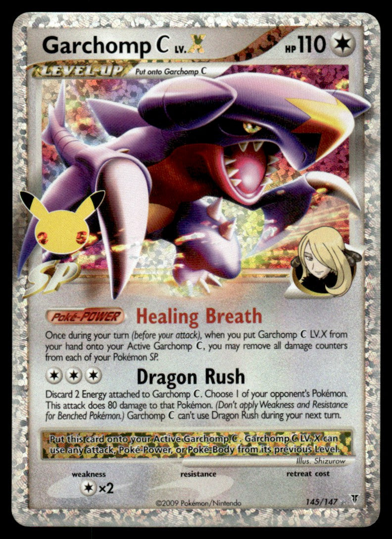 Garchomp C LV.X 145/025 - Celebrations Classic Collection - Sword & Shield