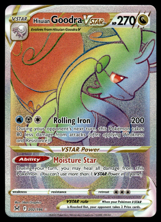 Hisuian Goodra VSTAR 202/196 - Lost Origin - Sword & Shield