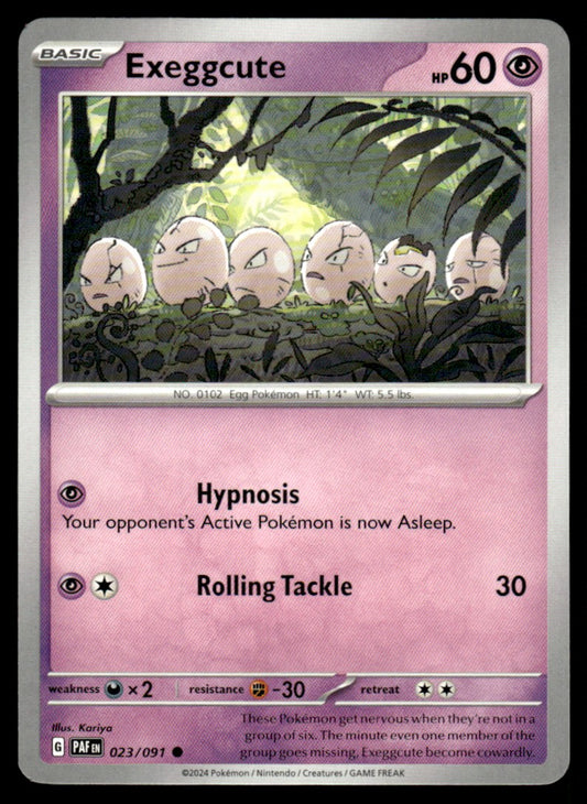 Exeggcute 023/091 Comun - Paldean Fates - Scarlet & Violet